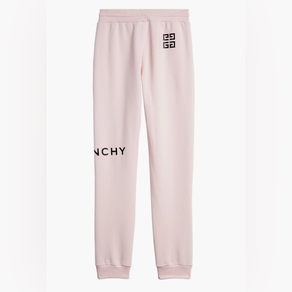 Givenchy Kids' 4G Logo Fleece Joggers in Marshmallow size 12 plus - Picture 2 of 12